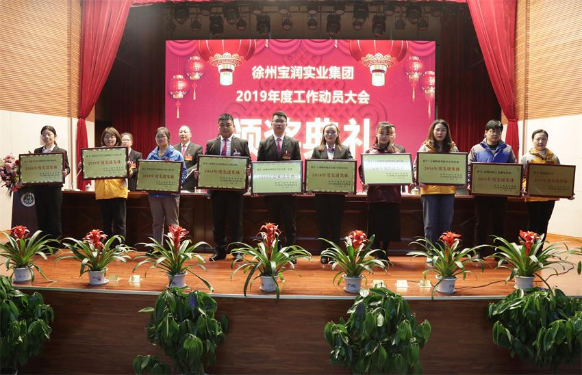 买球线上平台,买球（中国）2019年度工作动员大会---集团公司领导为先进单位和先进个人代表颁奖