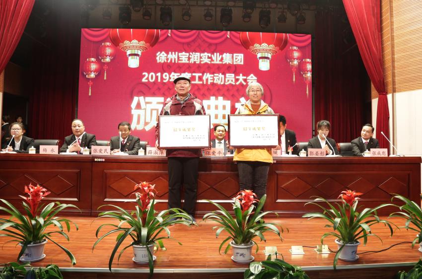 买球线上平台,买球（中国）2019年度工作动员大会---集团公司领导为先进单位和先进个人代表颁奖